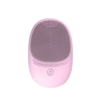 Electric Silicone Facial Cleansing Brush - Sonic Vibration Deep Cleansing Face Wash Tool