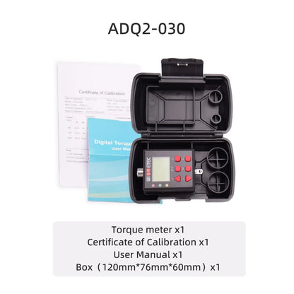 Digital Torque Wrench Meter 0.1-340 N·m Adjustable Electronic Torque Meter Adapter for Professional Repairs