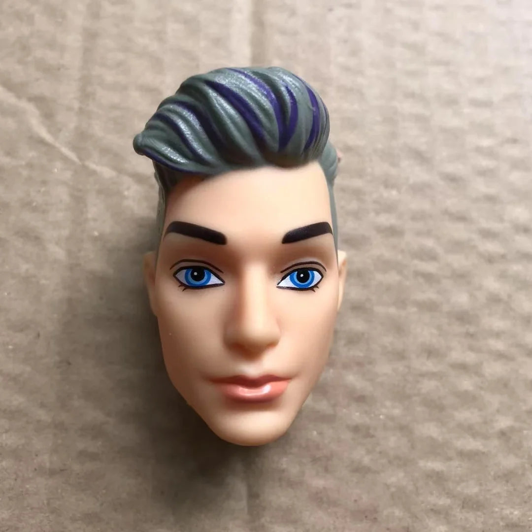 1/6 Male Doll Heads – DIY Ken Doll Parts for Beige Skin Dolls Accessories