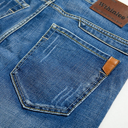 Men’s Slim Fit Stretch Denim Shorts – Classic Summer Business Casual Fashion Shorts