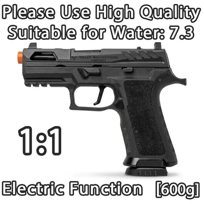 G17 Electric Toy Pistol - Nylon Frame Semi-Automatic Toy Blaster with Rechargeable Battery, Bullets Not Included