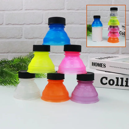 6/12PCS Reusable Plastic Airtight Bottle Lids – Can Protector Caps for Beer, Water & Soda, Dust Cover Top Saver