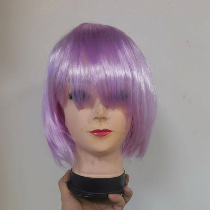 Pretty Short Bob Wig for Women – Natural Fashion Synthetic Wig for Halloween, Cosplay, Anime, and Daily Party Wear