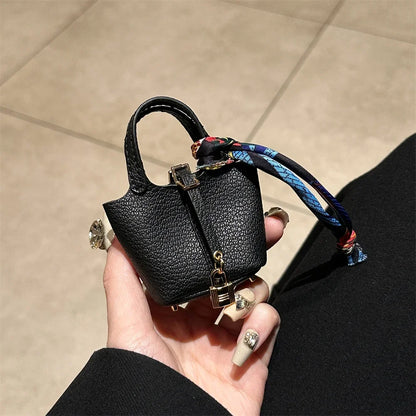 New Mini House Small Bag – Handheld Portable Bluetooth Earphone Bag, Zero Wallet, and Multifunctional Hand Rope Pouch