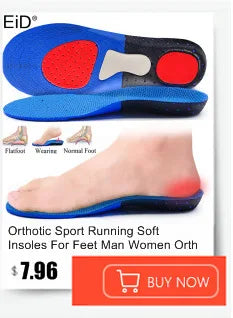EiD Magnetic Therapy Foot Insoles – Soft Acupressure Sports Cushion for Men & Women