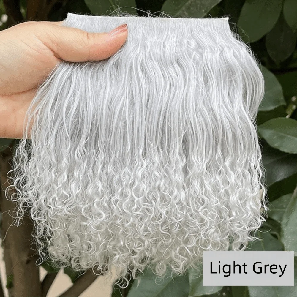 Mongolia Fur Sheepskin Curly Hair Extensions — Cute Wool Texture Wigs for SD, Blyth & BJD Dolls