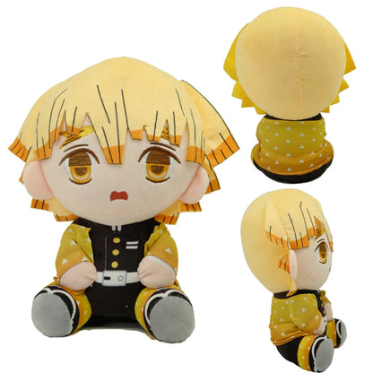 20cm Demon Slayer Plush Toys – Tomioka Giyu, Kamado Tanjirou, Nezuko & Zenitsu Anime Dolls, Perfect Gift for Women