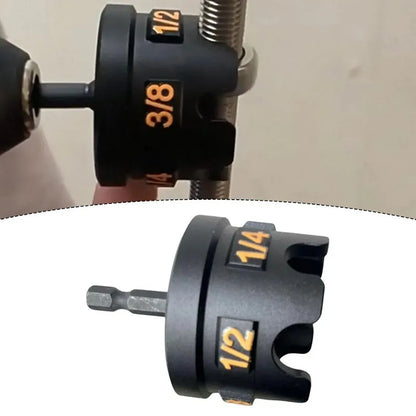 Threaded Rod Zipper Drill Adapter - Quick-Release Nut Socket Wrench Tool