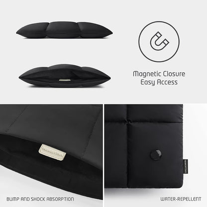 Comfy Puffy Laptop Bag 13-15 Inch — Shockproof, Ultra-Light Fluffy Notebook Sleeve for MacBook Air, Xiaomi, HP
