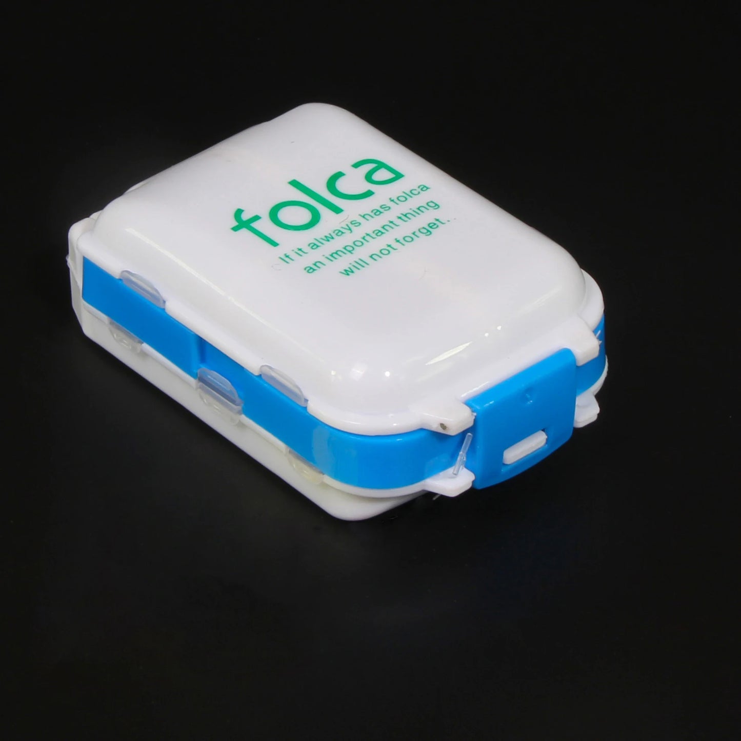 Folding Pill Case – Portable Medicine Organizer, Capsule & Tablet Storage Box, Empty Pillbox Container