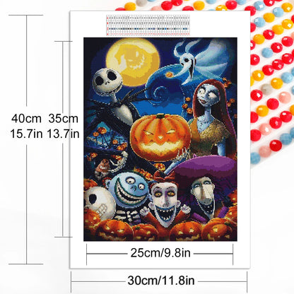 Disney The Nightmare Before Christmas Diamond Painting Mosaic – Sally & Jack Skellington Home Decor