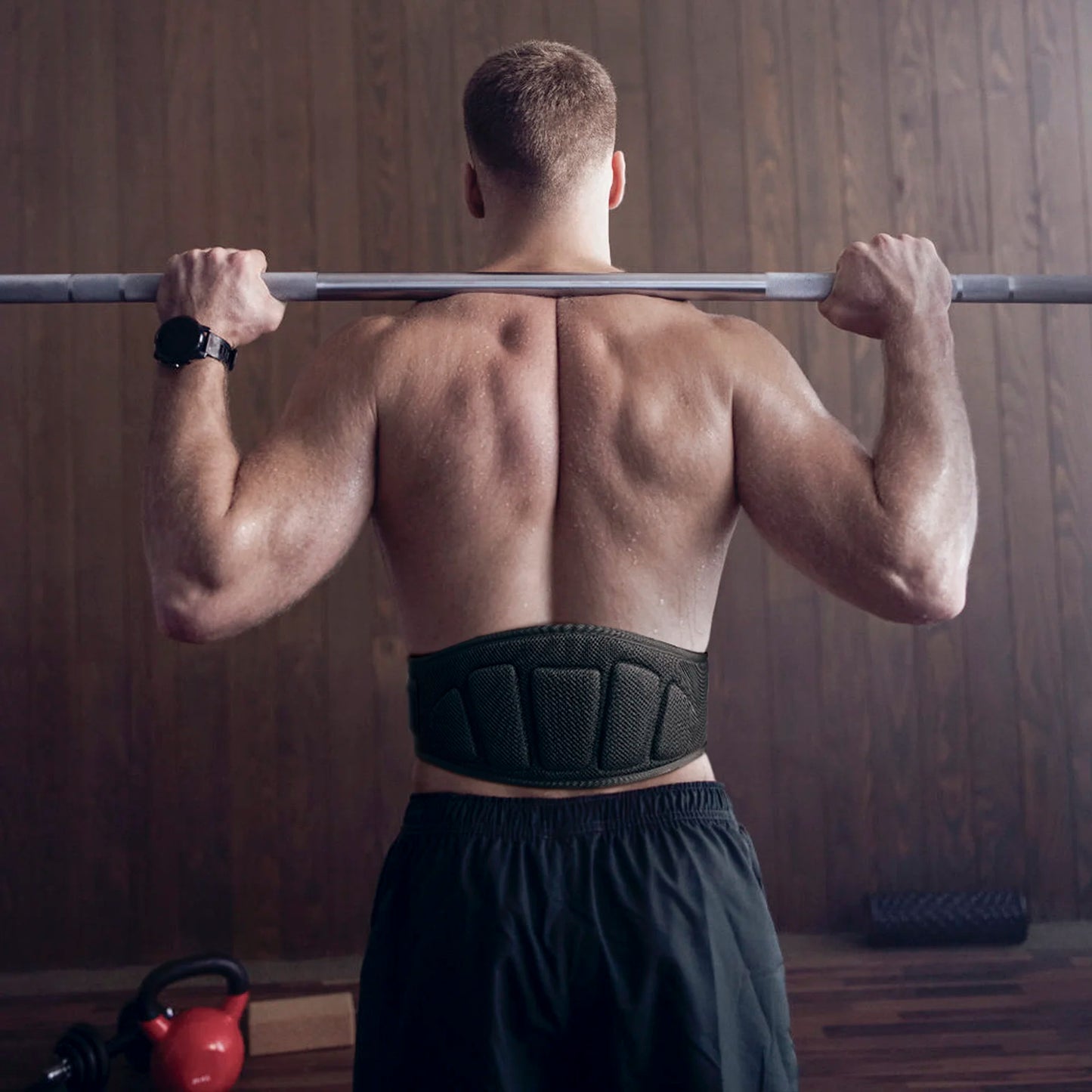 SKDK Weightlifting Belt: Men's Back Support for Fitness Training - Waist Protection for Orthopedic and Spine Support