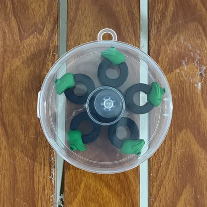Italian Brainrot Tung Fidget Spinner — Deformed Chain Anti-Stress Hand Spinner Sensory Gyro Toy for Adults