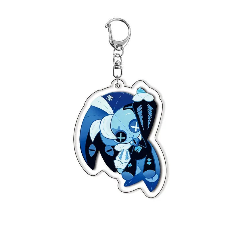 Cookie Run Kingdom Acrylic Keychain – Candy Apple, Milk Shadow & Mystic Flour Bag Accessories Gift