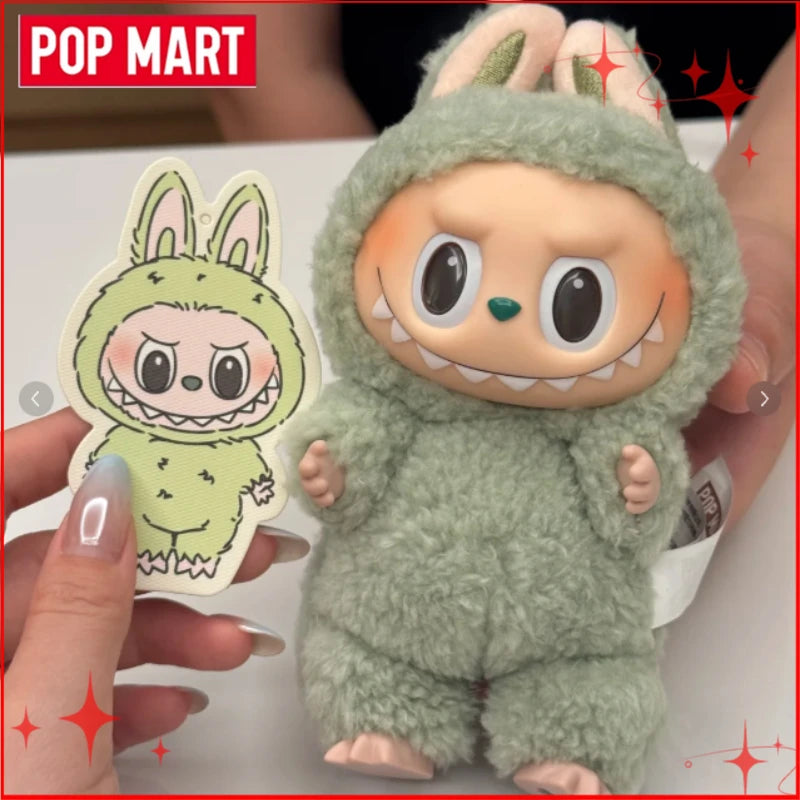 Genuine POP MART Labubu Vinyl Plush Pendant — Macarons “Have A Seat” & Coca Cola Series Blind Box Toys V1-V3