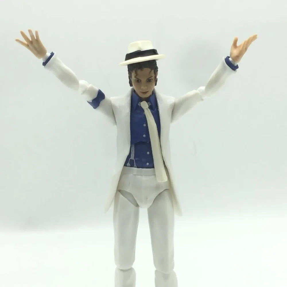 Michael Jackson Smooth Criminal Action Figure — MJ Thriller Moonwalk Model Toy, Joint Movable Collectible, Christmas Gift