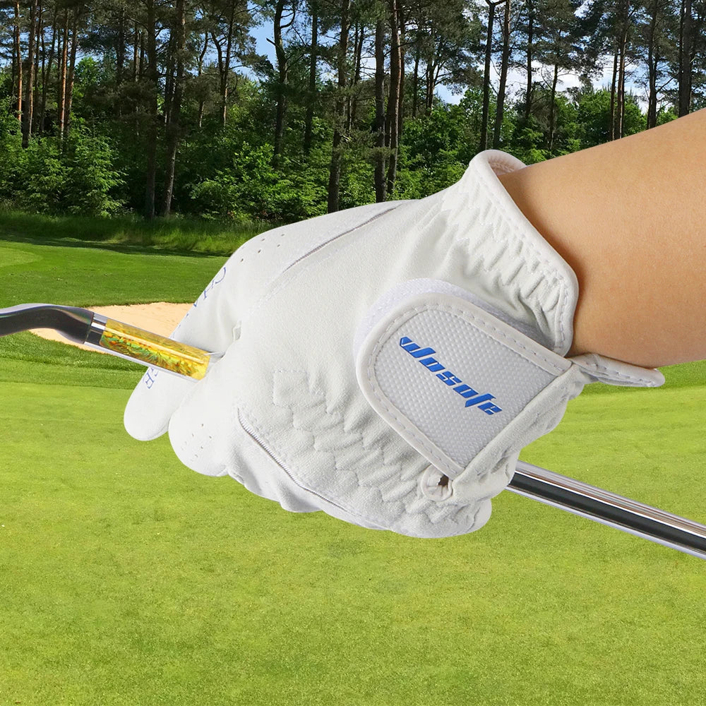 Men’s Left Hand Golf Glove – Anti-Slip Nanoscale Cloth with Breathable Airholes, All-Weather Fit