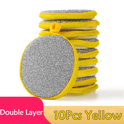 Double-Sided Dishwashing Sponges - Multi-Pack Kitchen Cleaning Brush for Pots, Pans & Dishes