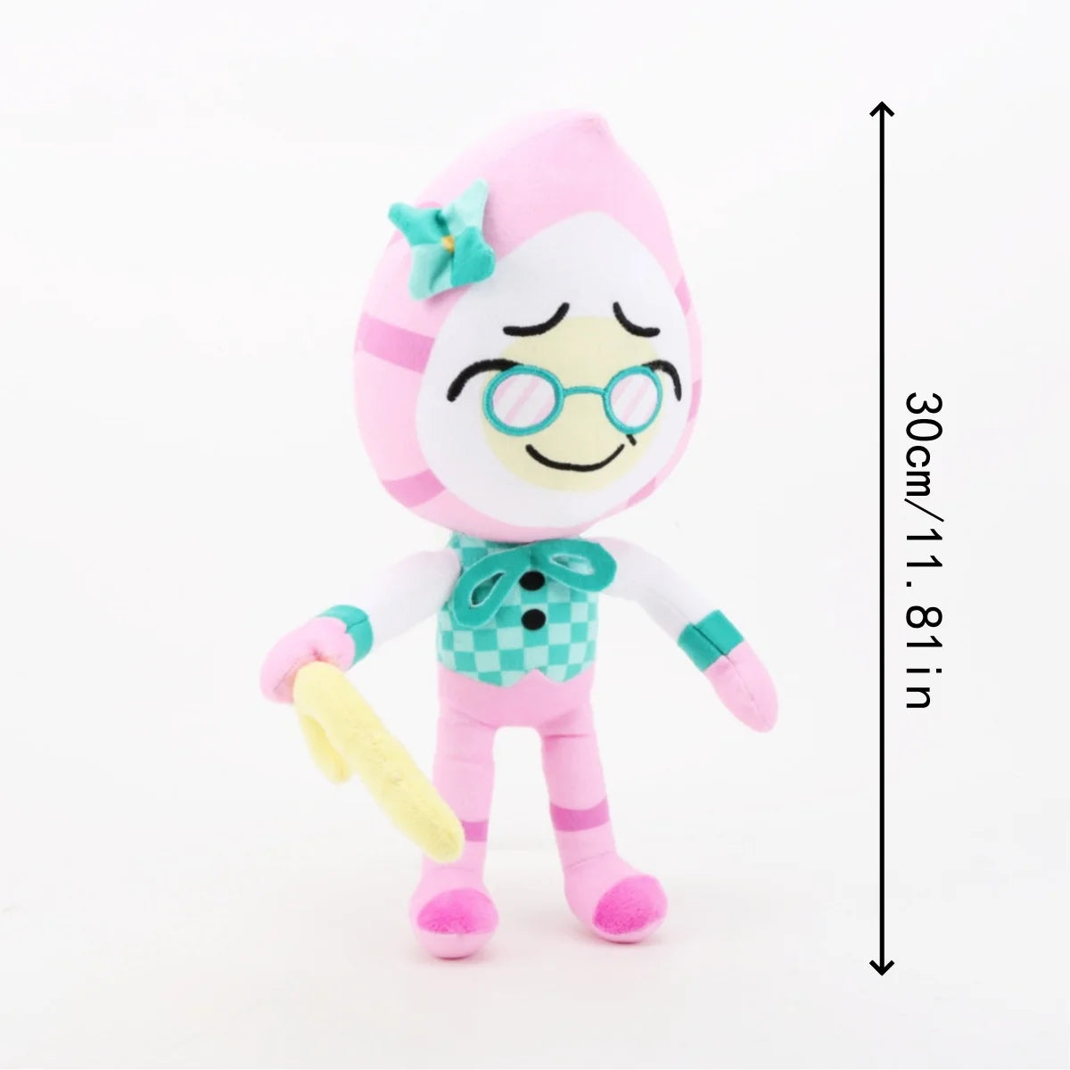 Kawaii Dandy's World Plush Toys – Twisted Eggson Painted Pattern Game Peripheral for Kids, Birthday & Xmas Gift