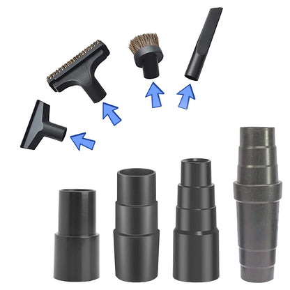 4pcs Vacuum Attachment Adapter Kit – 1 1/2 Inch to 1 1/4 Inch Pool Hose Converter for Vacext's Vacuum Hose