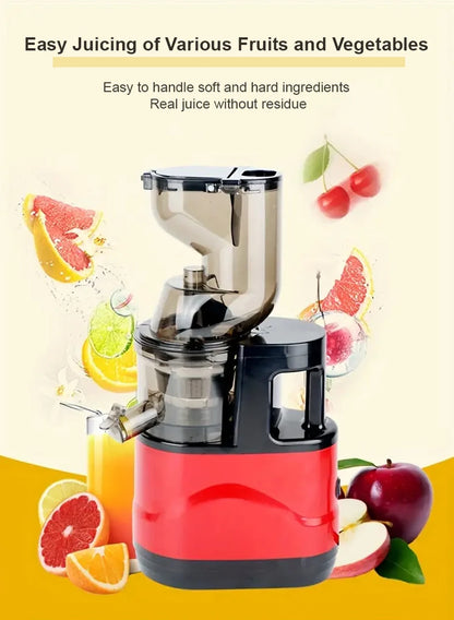 Portable Electric Fruit Juicer — Mini Household Juicer Cup for Fresh Orange & Fruit Juice Separation