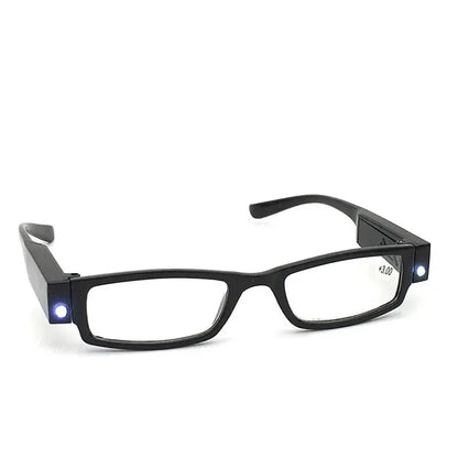 2021 LED Light Reading Glasses – Full Frame Fashion Eyewear for Men & Women, +1.0 to +4.0 Diopters