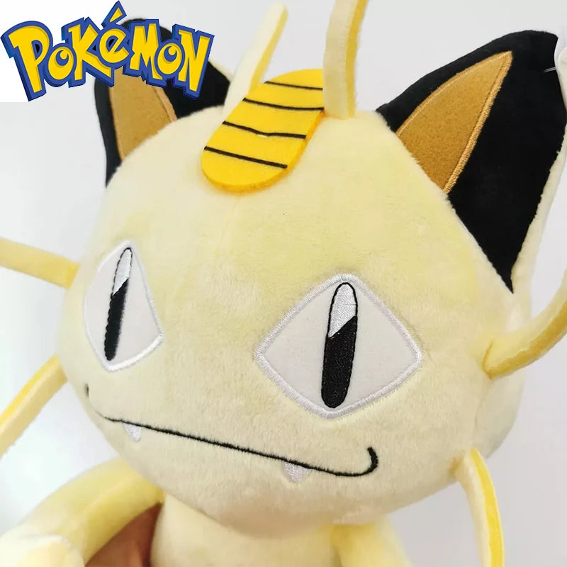25cm Meowth Plush Toy – Cute Kawaii Anime Soft Doll Figure, Birthday Gift for Kids