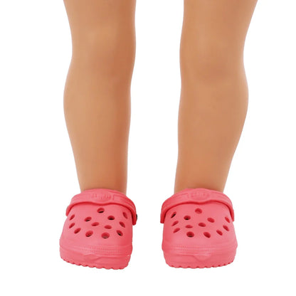 7cm Doll Sandal Shoes for 43cm Born Baby & 18-Inch American Dolls — Accessories for Doll Clothes, Girl’s Toy Gift