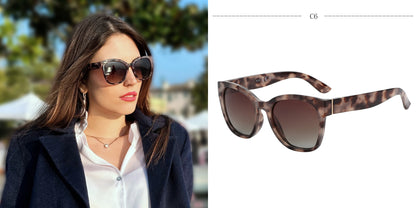 ZENOTTIC Women’s Cat Eye Polarized Sunglasses – Oversized Retro UV400 Designer Shades