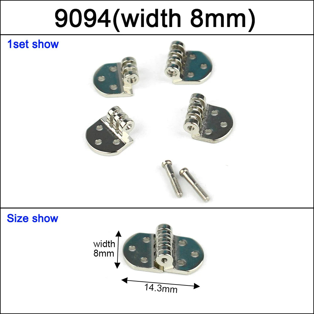 10 Sets Eyeglasses Hinge Replacement - Plastic Frames, Acetate Sunglasses, Wooden Glasses Repair Parts & Accessories