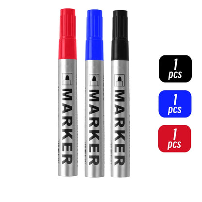 Permanent Waterproof Paint Marker Pen – Quick-Dry Black Ink for Tires, Oily Surfaces & Signature Writing Stationery Tool