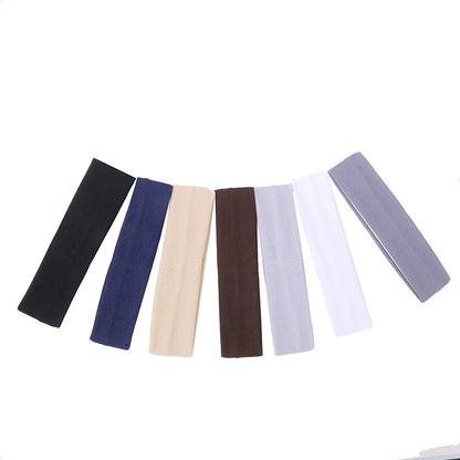 7pcs Summer Sports Yoga Headbands for Women – Adjustable Elastic Sweat-Absorbent Hair Bands, Solid Headbands for Men & Women Running