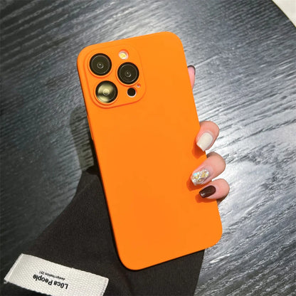 Matte Armor iPhone Case - Rugged Slim Plastic Cover with Camera Protection for iPhone 11–18, Air, Plus & Pro Max Models