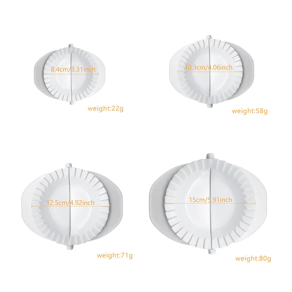4 Size Dumpling Maker Mold DIY Pastry Press Ravioli Empanada Pierogi Wrapper Shaper Kitchen Tool