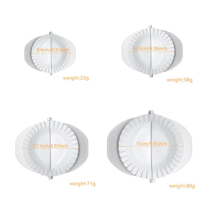 4 Size Dumpling Maker Mold DIY Pastry Press Ravioli Empanada Pierogi Wrapper Shaper Kitchen Tool