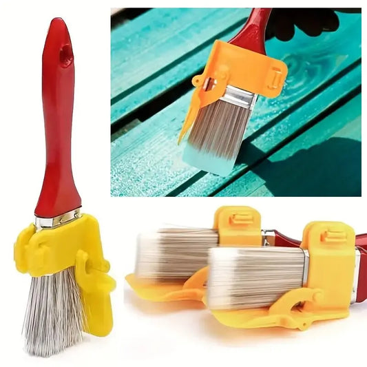 Interior Concealed Edge Trimming Paint Brush - Wall Brushing Corner Painting Color Separation Edger Tool, Handheld Roller Kit
