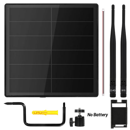 D5 5W Waterproof Solar Panel with Battery Controller - Solar Power Kit for LoRaWAN, RAK LoRa, Meshtastic & MeshCore Repeaters