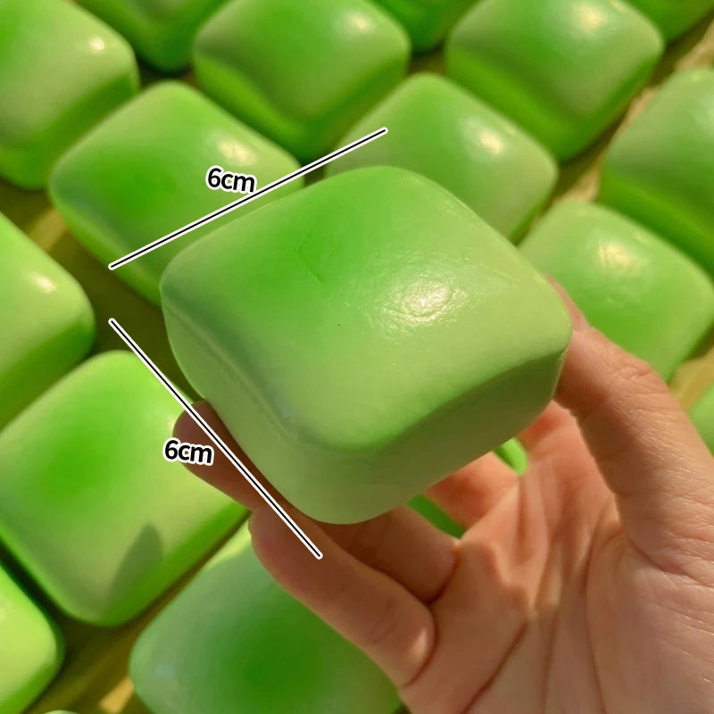 Squishy Toast Stress Relief Ball - Slow Rising Bread Fidget Squeeze Toy & Fun Gift