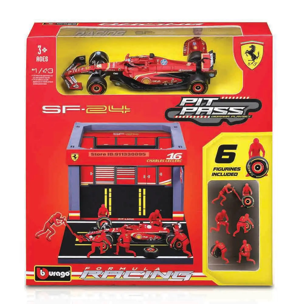 Bburago 1:43 2024 F1 Ferrari SF24 & RB20 Alloy Die-Cast Car Model – Luxury DIY Toy Series
