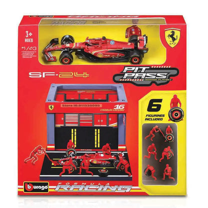 Bburago 1:43 2024 F1 Ferrari SF24 & RB20 Alloy Die-Cast Car Model – Luxury DIY Toy Series