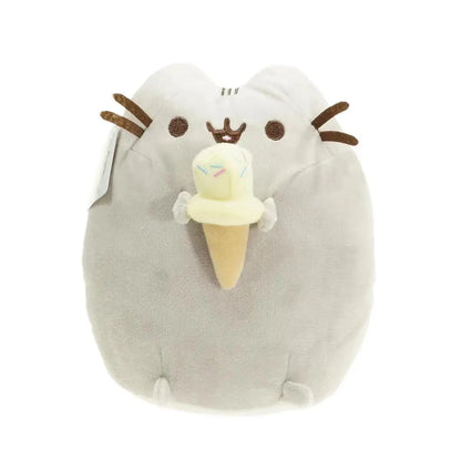 Pusheen Kawaii Cat Plush Toy - Cute Donut, Unicorn, Ice Cream, Pizza, and Cake Stuffed Animal for Gifts and Room Decor