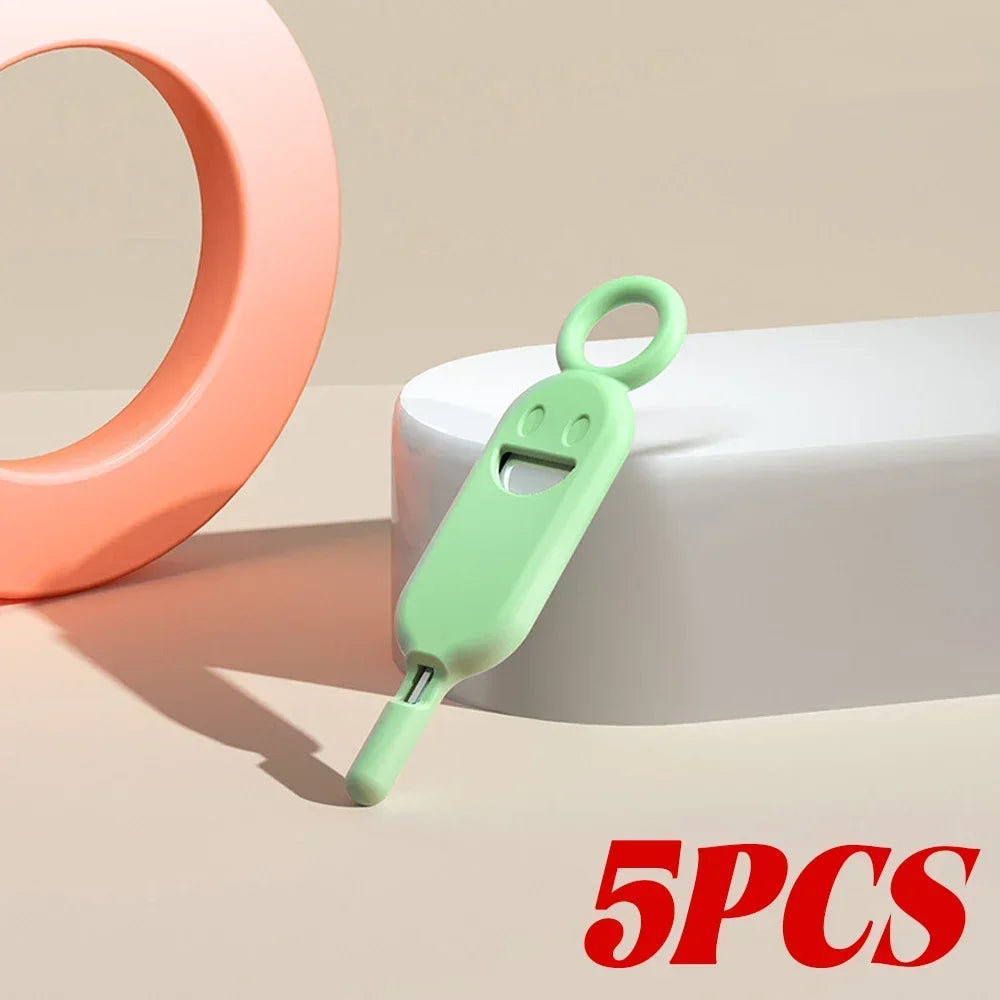 2-in-1 SIM Card Removal Tool – Pin with Protector Holder & Anti-Lost Storage Case for Phone SIM Ejector