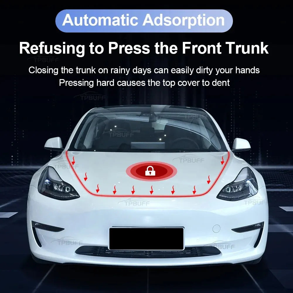 Tesla Model Y Front Trunk Soft Close Lock – Automatic Electric Frunk Closer for 2021-2024