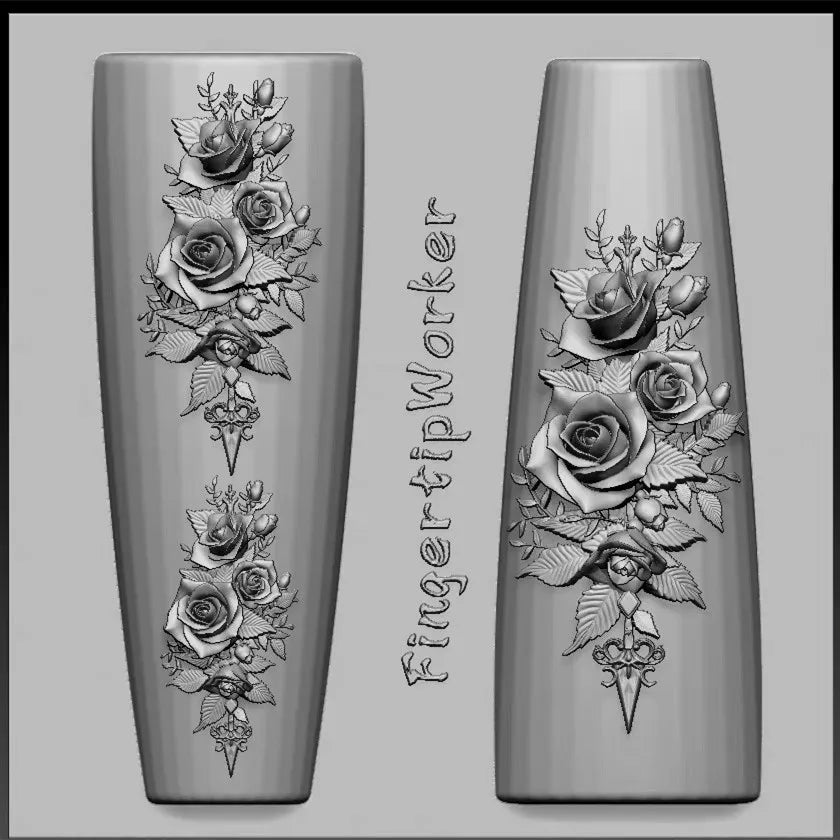 Snake Lolita Bow, Mushroom, Rose, Lotus, Bear 3D Acrylic Nail Mold - DIY Silicone Nail Decorations & Nail Art Products
