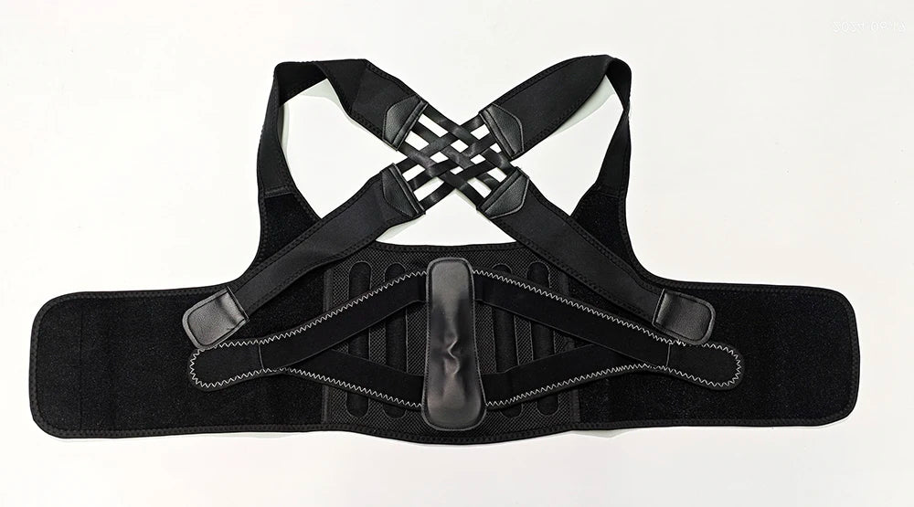 Posture Corrector for Men & Women — Adjustable Shoulder Brace & Back Straightener for Middle & Upper Spine Support