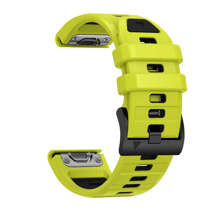 Fenix7 QuickFit Silicone Watch Strap 22mm–26mm – Replacement Band for Garmin Fenix 5/5X/6/6X/7/7X/8, Epix Pro, Enduro 2/3
