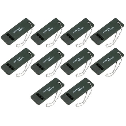 1–10PCS High Decibel Survival Whistle – 3-Frequency Outdoor Camping & Hiking Tool