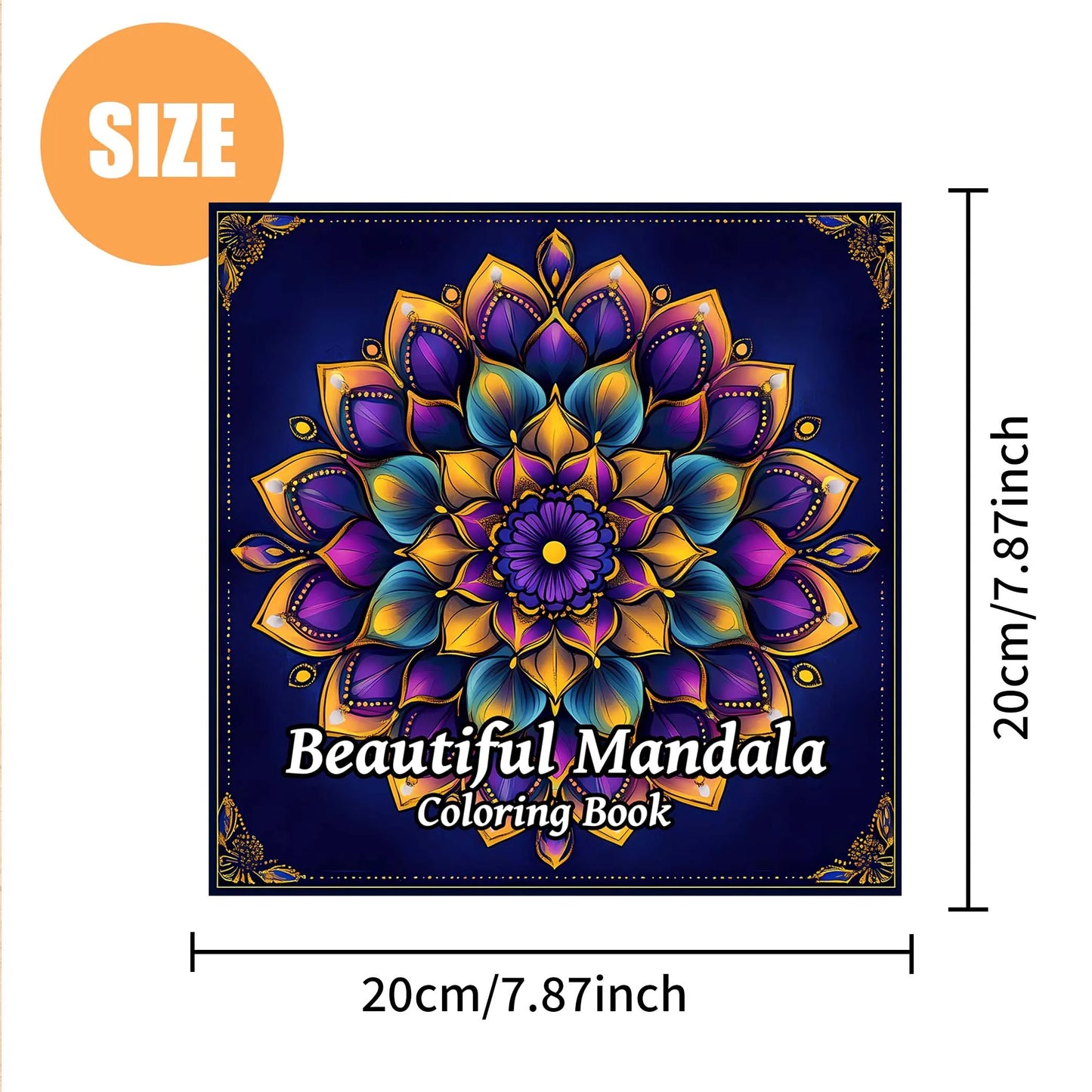 Mandalas Flower Coloring Book for Adults - Stress Relief, Relaxation & Creative Drawing Art Book