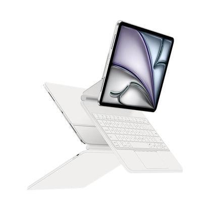 Magic Keyboard Case for iPad Air & Pro — 12.9/13-inch Smart Folio, Multi-Touch Magnetic Backlit Wireless Keyboard