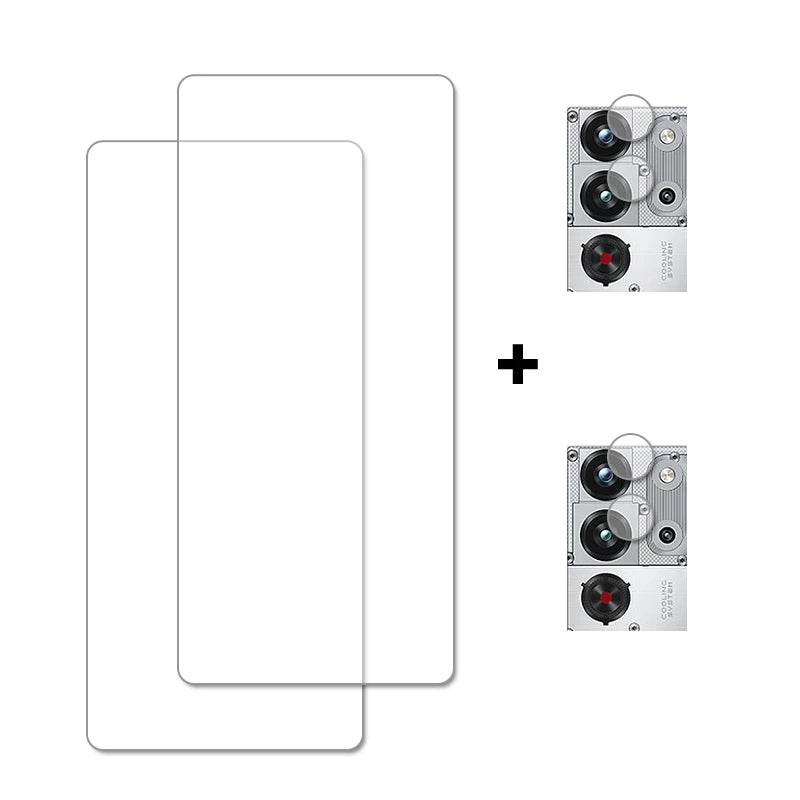 Tempered Glass Screen Protector for RedMagic 10 Pro Plus — Protective Glass & Camera Lens Film for Nubia Red Magic 10 Pro Plus